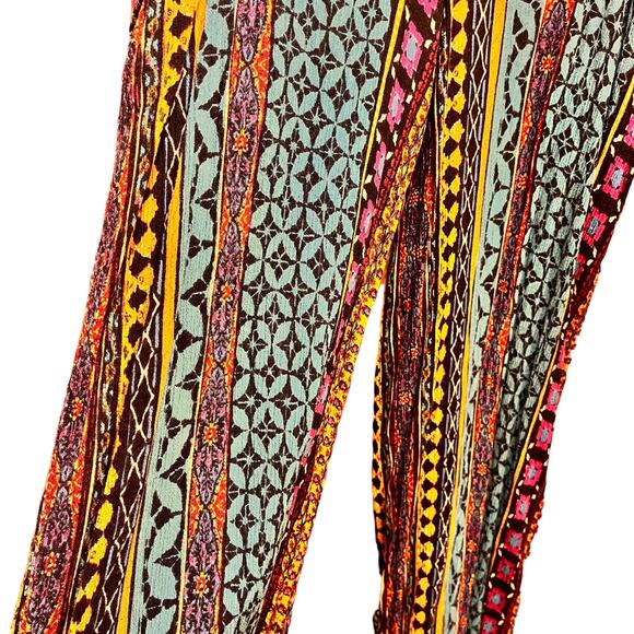 Free People Boho Print Jogger Baggy Leg Pants S - Picture 7 of 7